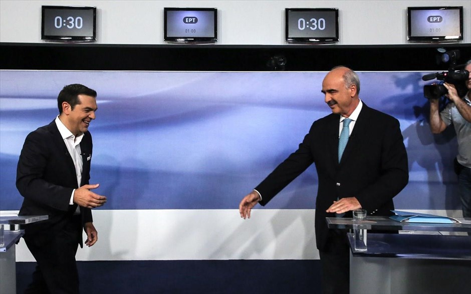 Debate - Τσίπρας - Μεϊμαράκης. 