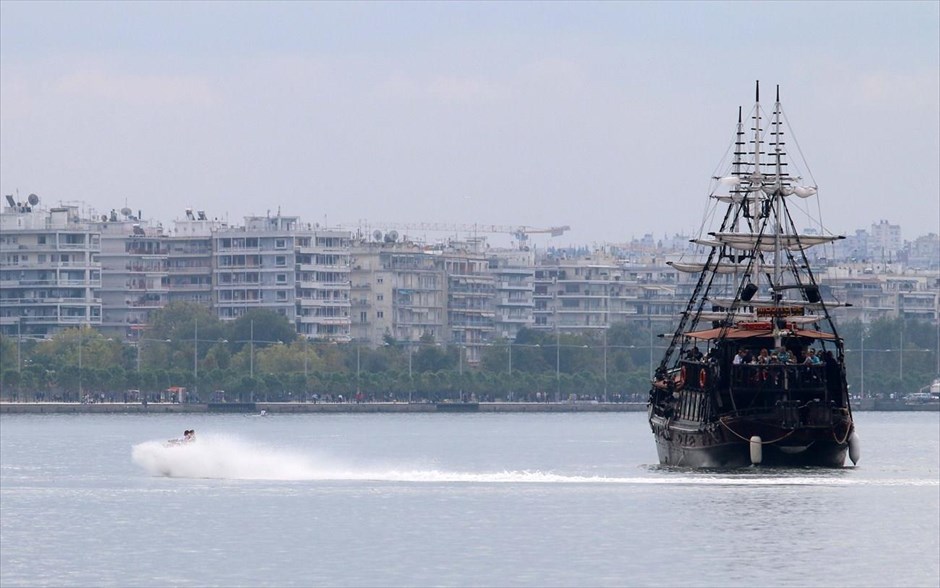 Παραλία Θεσσαλονίκης. Στιγμιότυπο από την παραλία της Θεσσαλονίκης.