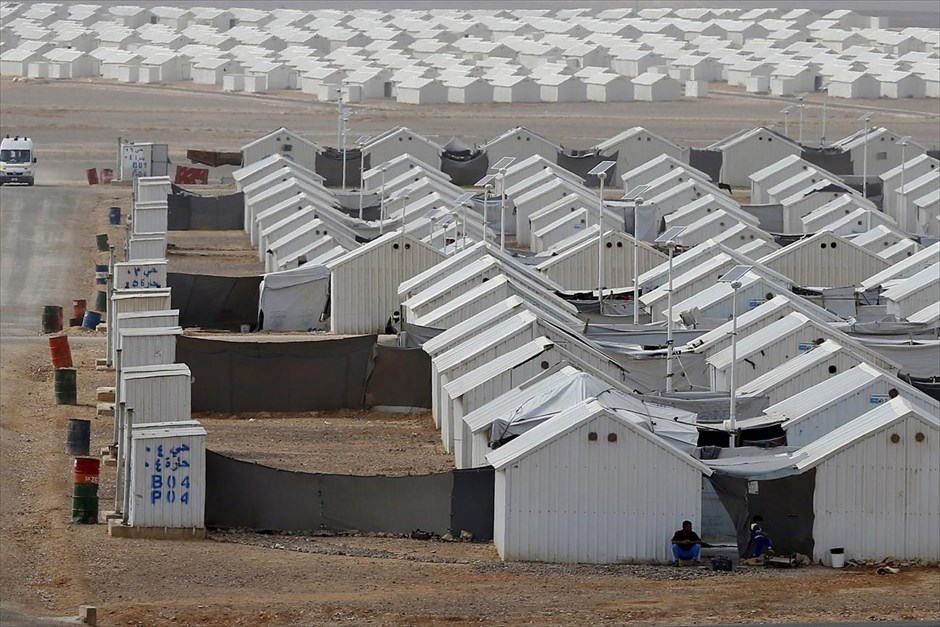 Ο γύρος του κόσμου σε… 45 τουαλέτες. Δημόσιες τουαλέτες στον καταυλισμό προσφύγων Άζρακ, στην Ιορδανία.