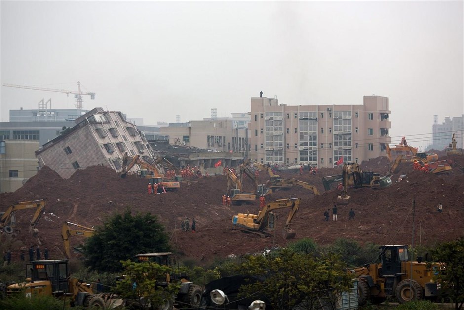 Κίνα: Βιομηχανική λάσπη ισοπέδωσε 33 κτήρια. 