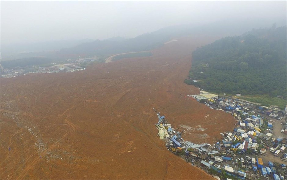Κίνα: Βιομηχανική λάσπη ισοπέδωσε 33 κτήρια. 