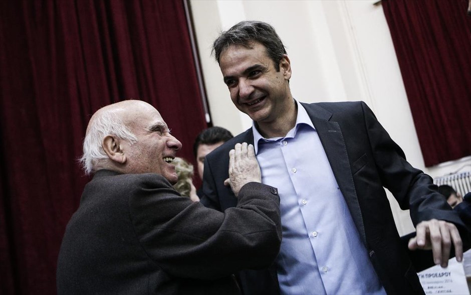 Εκλογές Νέα Δημοκρατία - Ν.Δ. Ο υποψήφιος πρόεδρος της Ν.Δ. Κυριάκος Μητσοτάκης.