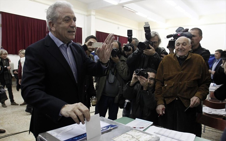 Εκλογές Νέα Δημοκρατία - Ν.Δ. Ο Ευρωπαίος Επίτροπος Δημήτρης Αβραμόπουλος.