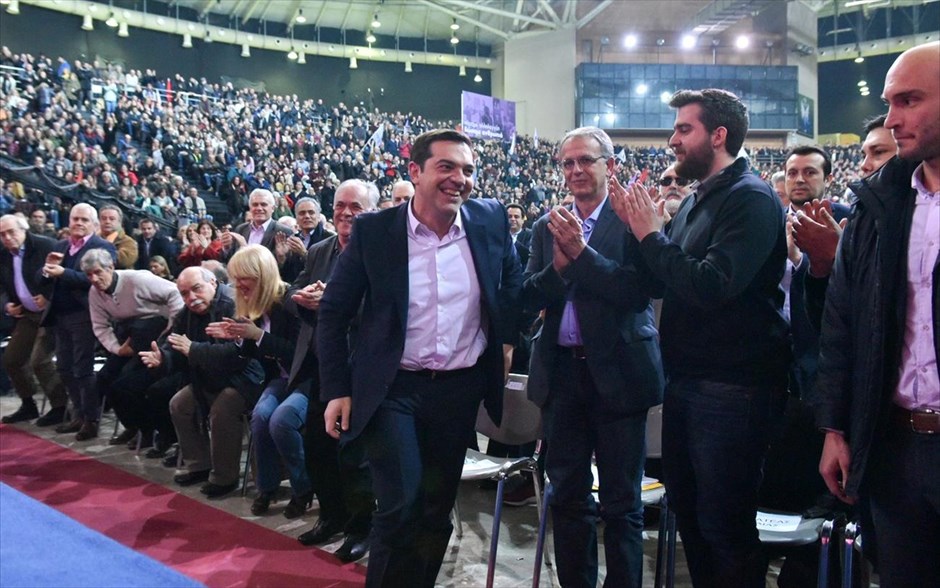 Ανοιχτή πολιτική συγκέντρωση του ΣΥΡΙΖΑ για τον "ένα χρόνο Αριστερά" - Τσίπρας. 