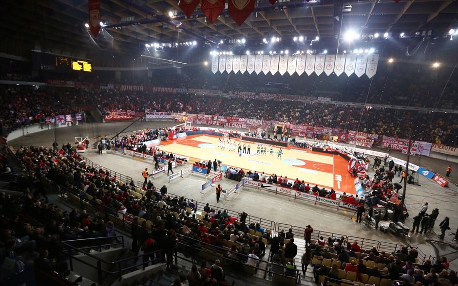 Ολυμπιακός - Παναθηναϊκός - ΣΕΦ. Εικόνα από το ΣΕΦ.