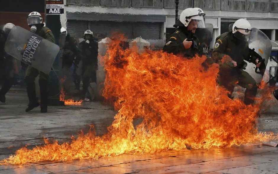 Επεισόδια στο κέντρο της Αθήνας. 