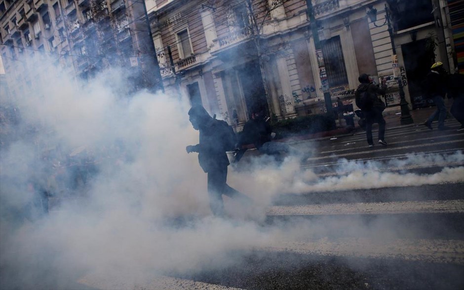 Επεισόδια στο κέντρο της Αθήνας. 