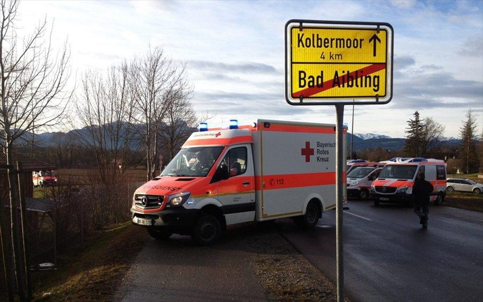 Γερμανία - Ασθενοφόρο - Σιδηροδρομικό δυστύχημα. 