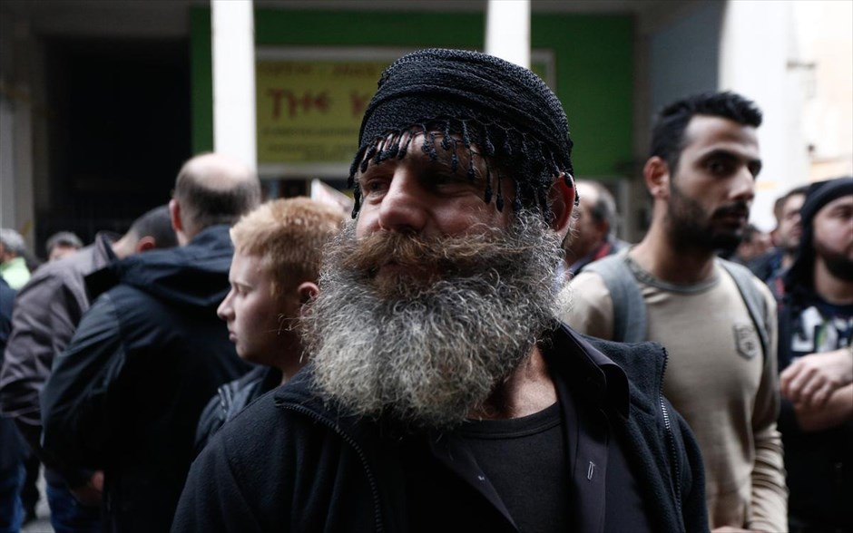 Αγρότες - Διαμαρτυρία αγροτών Κρήτης στο υπουργείο Αγροτικής Ανάπτυξης. 