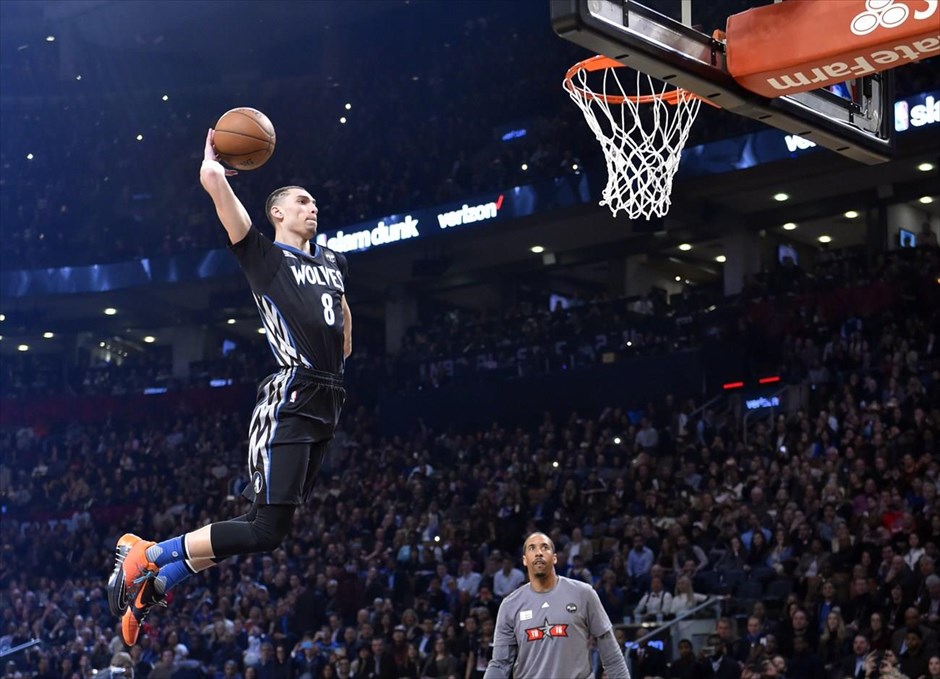 NBA - Ζακ Λαβίν. Ο Ζακ Λαβίν των Minnesota Timberwolves.