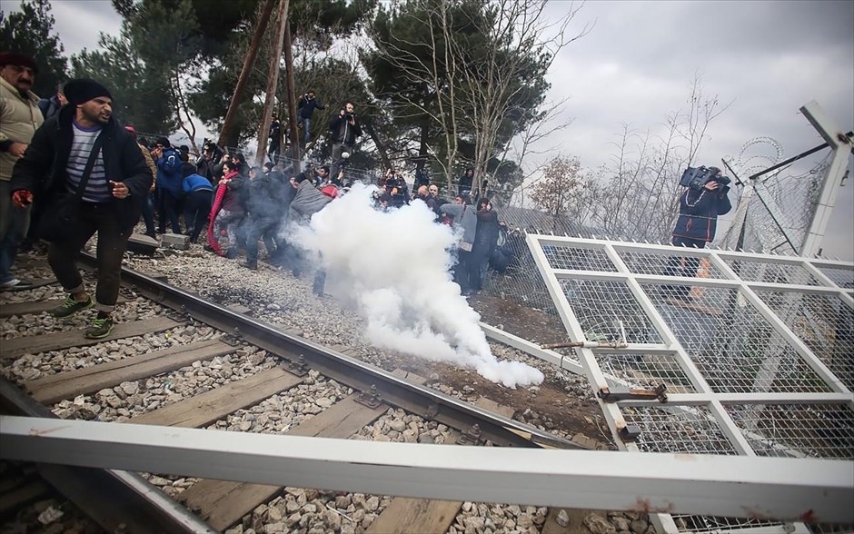 Ένταση στην Ειδομένη. 