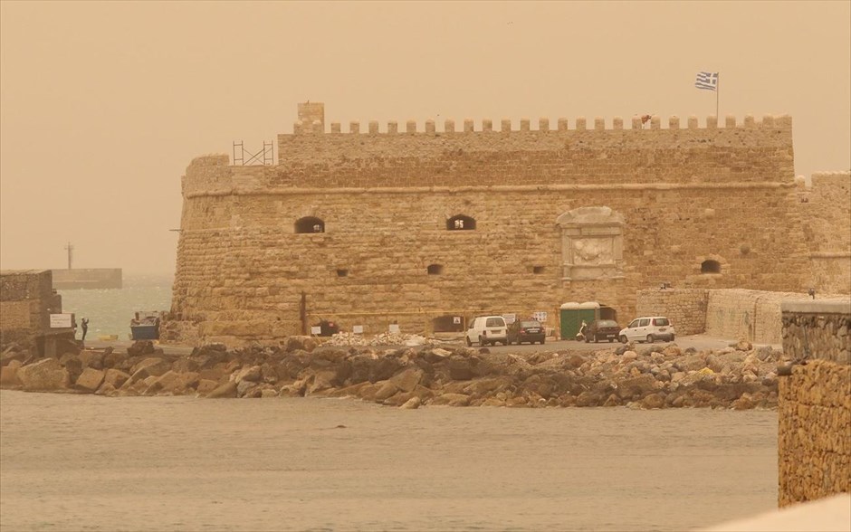 Αφρικανική σκόνη - Ηράκλειο. Ηράκλειο.