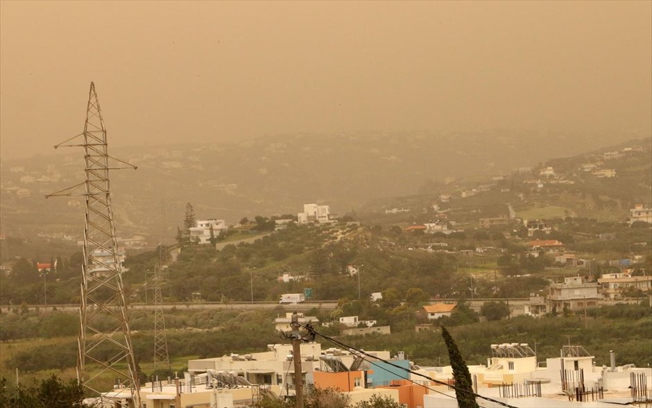 Αφρικανική σκόνη - Ηράκλειο. Ηράκλειο.