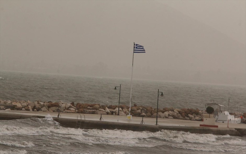 Αφρικανική σκόνη - Αργολίδα. Νέα Κίος.