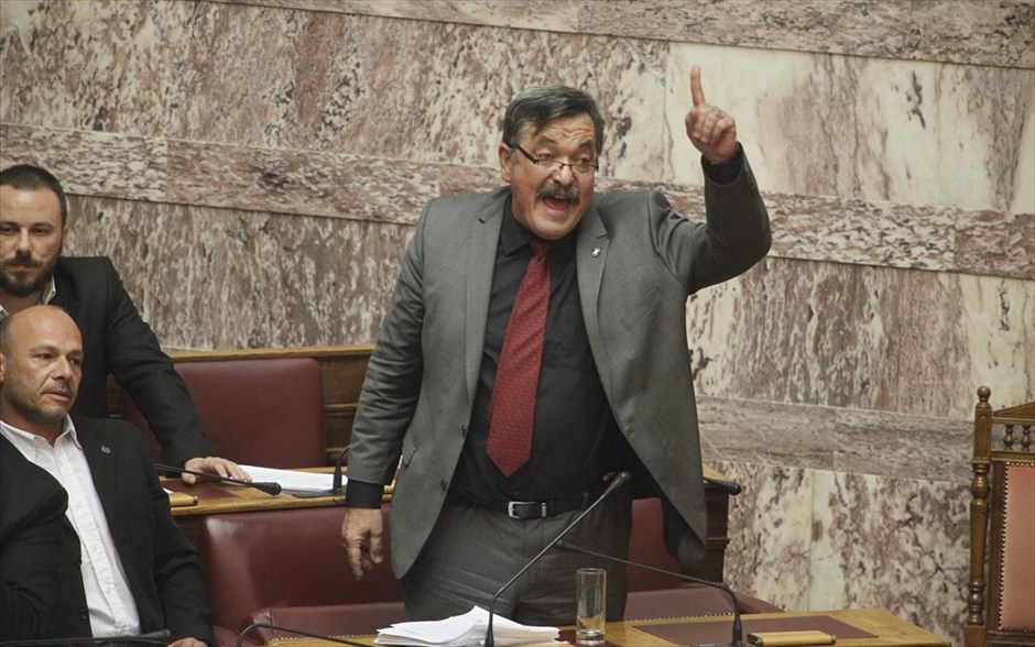Βουλή - Επεισόδιο με Γ. Λαγό. 