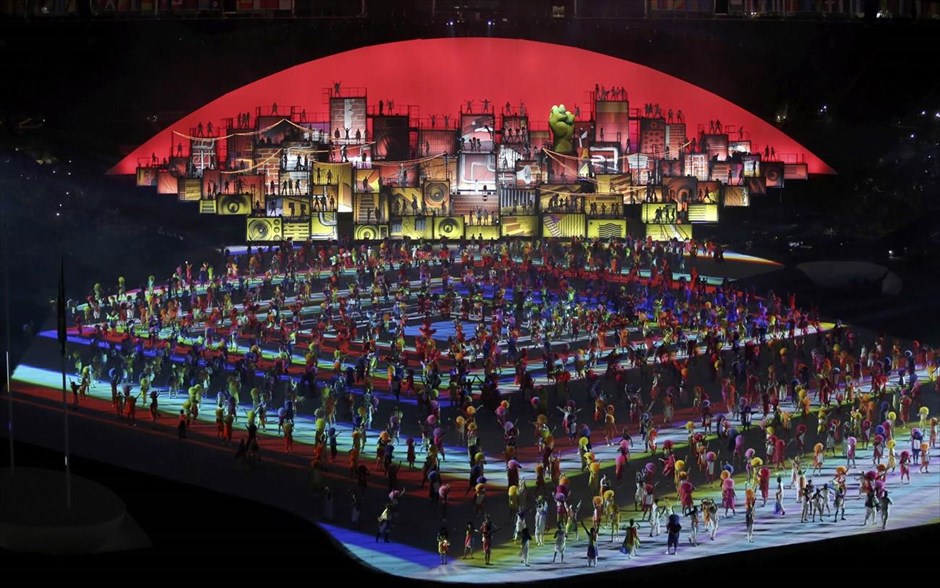 ΡΙΟ 2016 - Ολυμπιακοί Αγώνες - Ρίο ντε Τζανέιρο- τελετή έναρξης . 