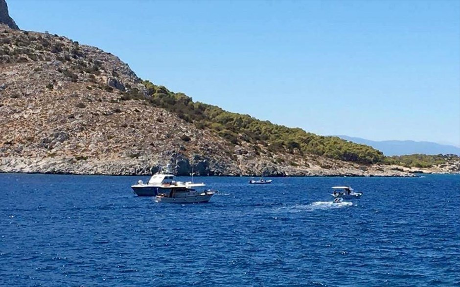 Αίγινα - σύγκρουση σκαφών. 
