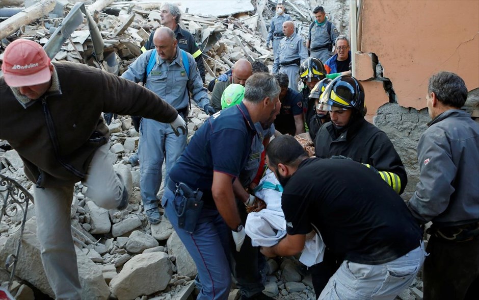 Ιταλία- Αματρίτσε- σεισμός. 