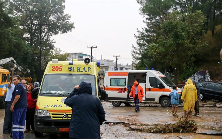 Κακοκαιρία - Νέα Μηχανιώνα - Δήμος Θερμαϊκού - Θεσσαλονίκη. 