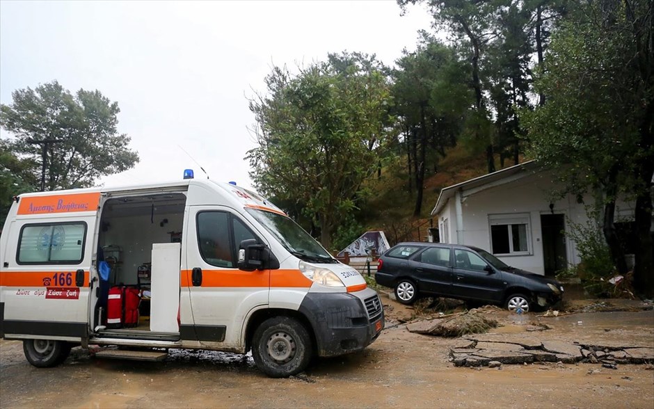 Κακοκαιρία - Νέα Μηχανιώνα - Δήμος Θερμαϊκού - Θεσσαλονίκη. 