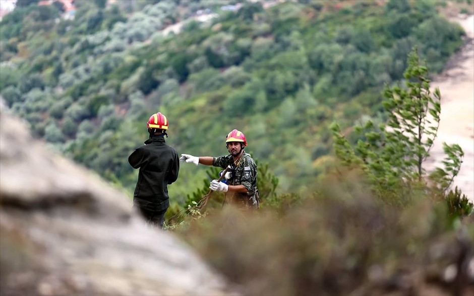 Πυρκαγιά στη Θάσο - Πυροσβεστική - Φωτιά. Ραχώνι,&nbsp; Θάσου.