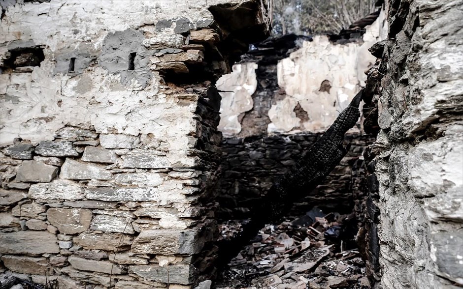 Πυρκαγιά στη Θάσο - Πυροσβεστική - Φωτιά. Μεγάλο Καζαβίτι, Θάσος.