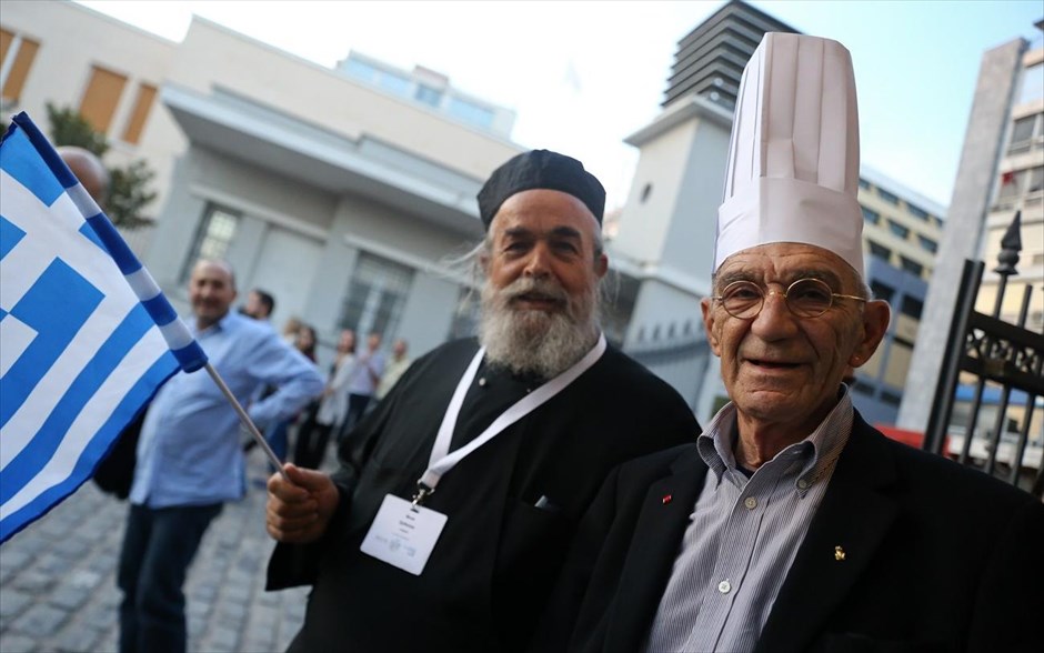 Παγκόσμιο συνέδριο αρχιμαγείρων στη Θεσσαλονίκη. Ο δήμαρχος Θεσσαλονίκης Γιάννης Μπουτάρης παρευρίσκεται στο παγκόσμιο συνέδριο αρχιμαγείρων «World Chef