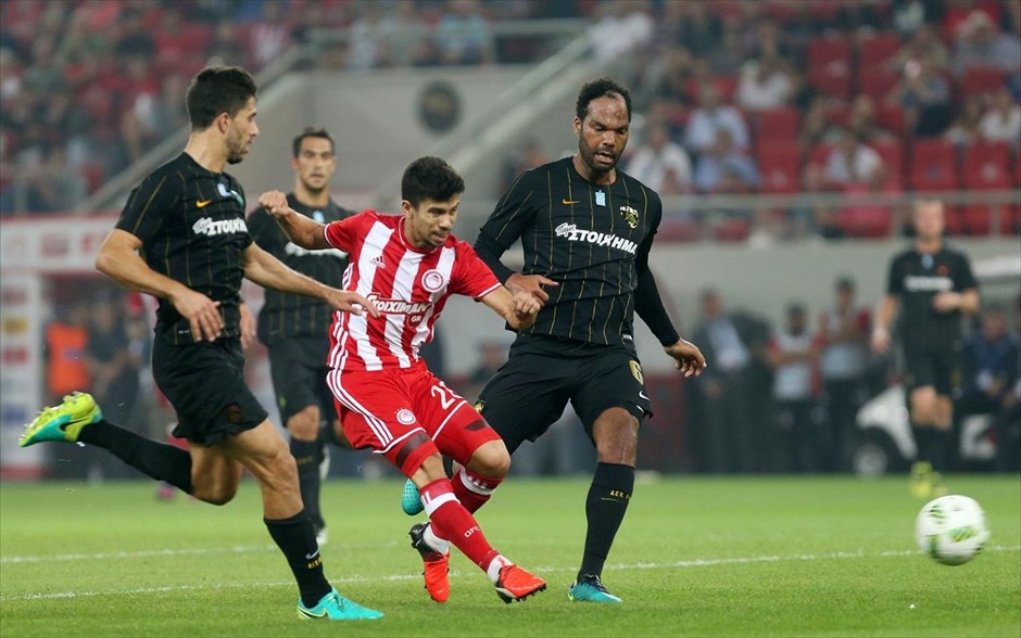 Ολυμπιακός - ΑΕΚ. Το 2-0.