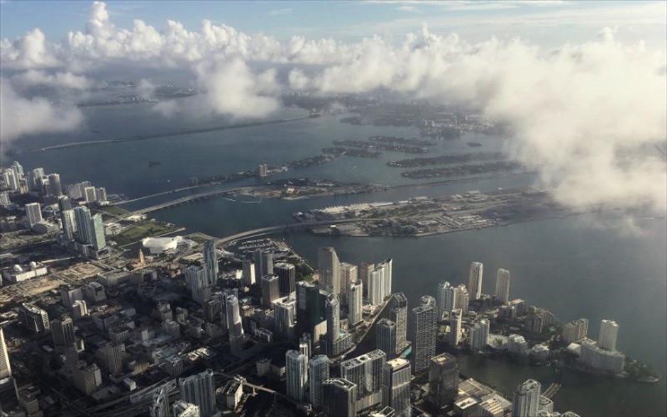 Τυφώνας Μάθιου - Φλόριντα - Αεροφωτογραφία. 
