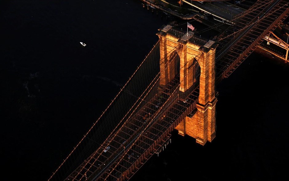 ΗΠΑ - Η Νέα Υόρκη από ψηλά. Η Γέφυρα του Μπρούκλιν