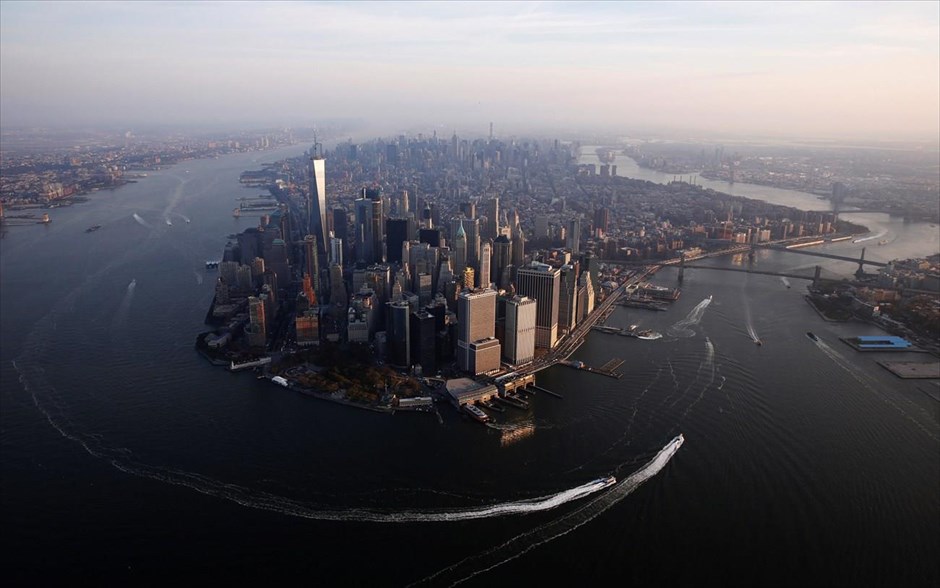 ΗΠΑ - Η Νέα Υόρκη από ψηλά. Γενική θέα του Μανχάταν.