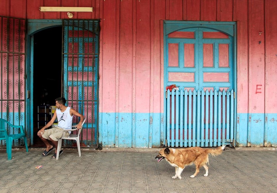Καθημερινή ζωή στη Νικαράγουα. Στιγμιότυπο από την πόλη Λα Λιμπερτάδ, στη Νικαράγουα.