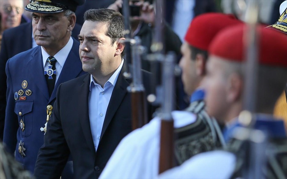 Κωστής Στεφανόπουλος - κηδεία. Ο πρωθυπουργός Αλέξης Τσίπρας 