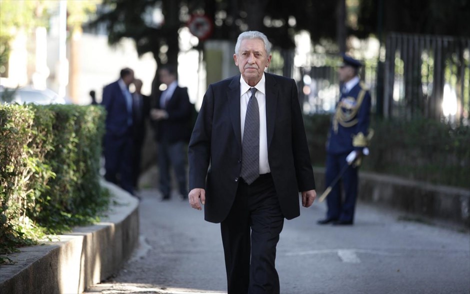 Κωστής Στεφανόπουλος - κηδεία. Ο Φώτης Κουβέλης