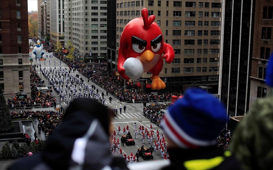 Ημέρα Ευχαριστιών - Παρέλαση. Angry Birds