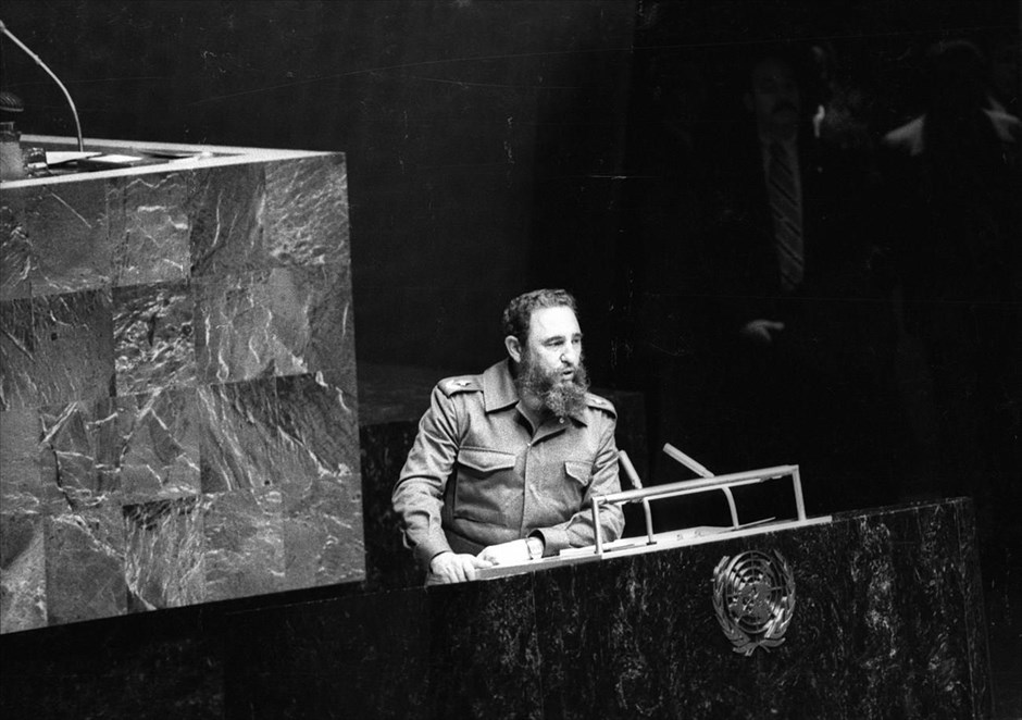 Φιντέλ Κάστρο. Νέα Υόρκη, 12 Οκτωβρίου 1979