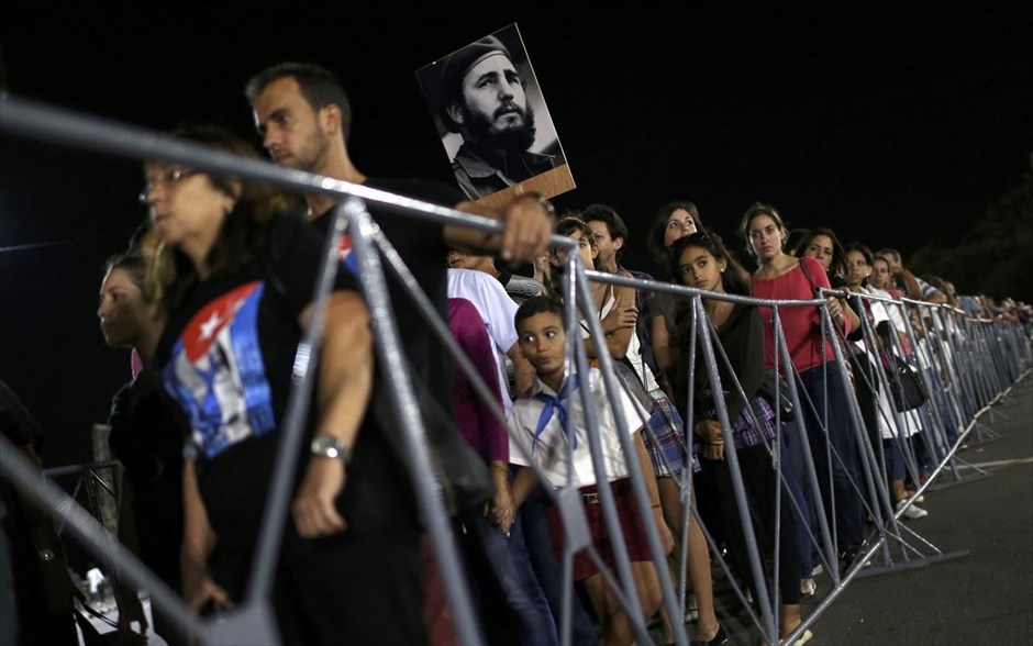 Κούβα - εκδηλώσεις στη μνήμη του Φιντέλ Κάστρο - τελετή μνήμης. 