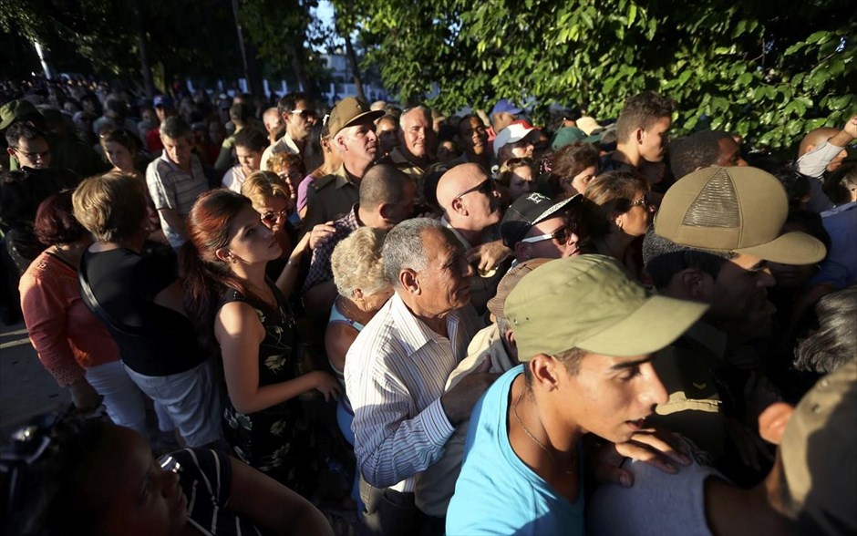 Κούβα - εκδηλώσεις στη μνήμη του Φιντέλ Κάστρο - τελετή μνήμης. 