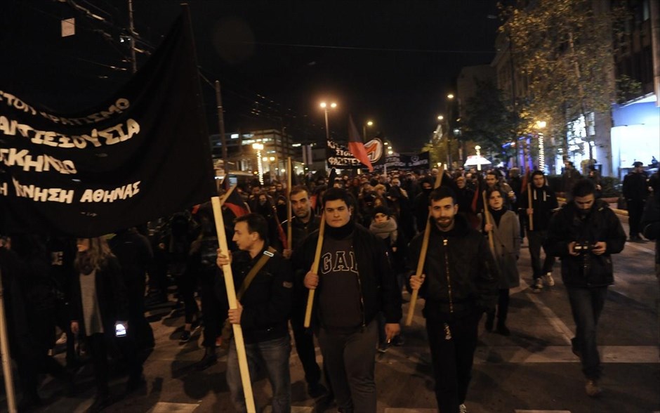Πορεία για Γρηγορόπουλο . 