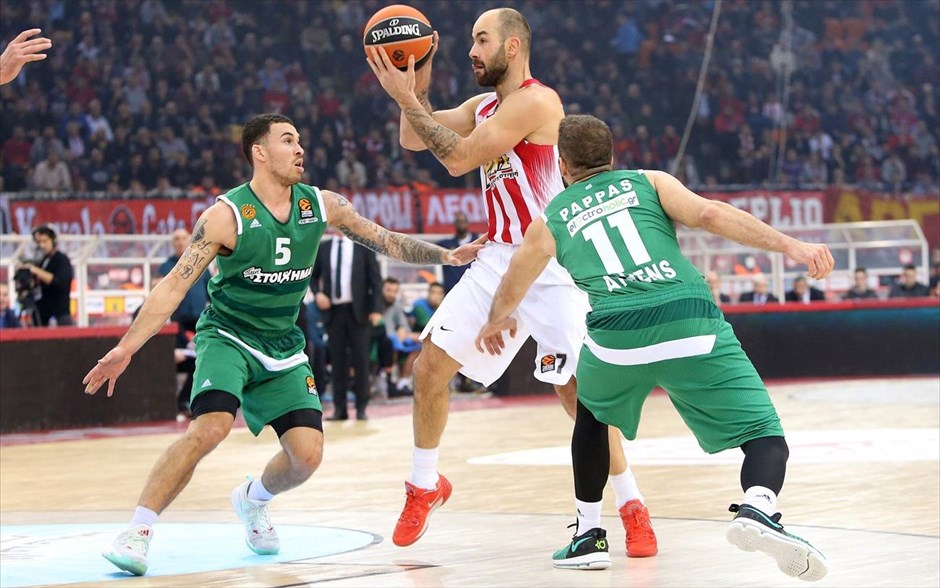 Ευρωλίγκα - Euroleague - Ολυμπιακός - Παναθηναϊκός. 