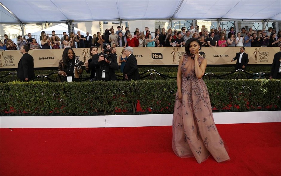 SAG Awards. Η ηθοποιός Ταράτζι Π. Χένσον
Actress Taraji P. Henson arrives at the 23rd Screen Actors Guild Awards in Los Angeles, California, U.S., January 29, 2017. REUTERS/Mario Anzuoni