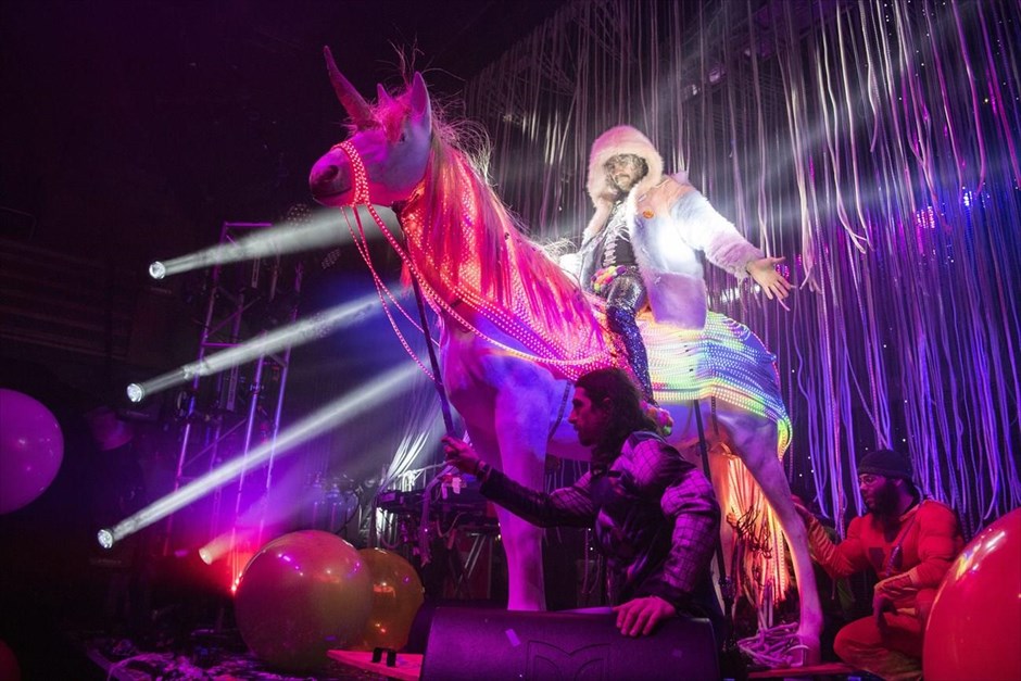 Συναυλία Flaming Lips στη Ζυρίχη. Στιγμιότυπο από συναυλία των Flaming Lips στη Ζυρίχη.