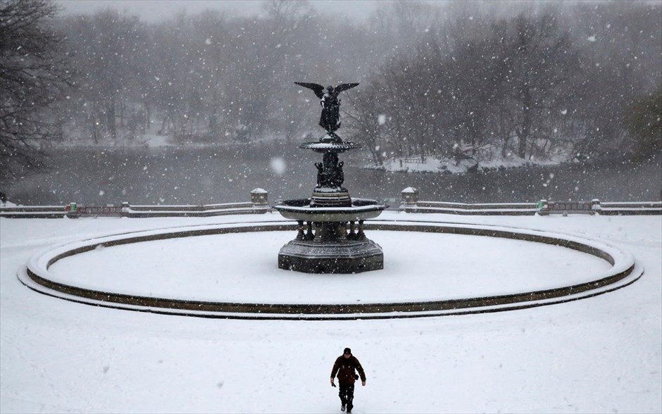 Κακοκαιρία - ΗΠΑ. Το χιονισμένο Central Park.