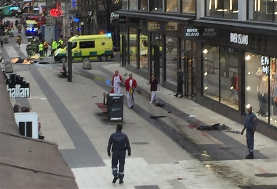 Φορτηγό - επίθεση - Στοκχόλμη. 