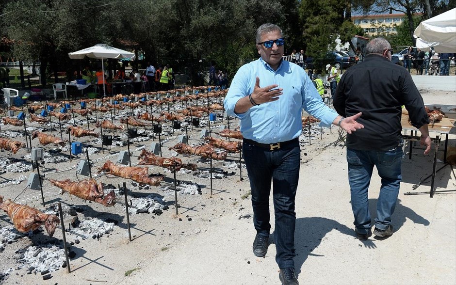 Πάσχα στον δήμο Αμαρουσίου. Ο δήμαρχος&nbsp;Αμαρουσίου Γιώργος Πατούλης στις εκδηλώσεις που διοργανώθηκαν για το Πάσχα στο Μαρούσι.