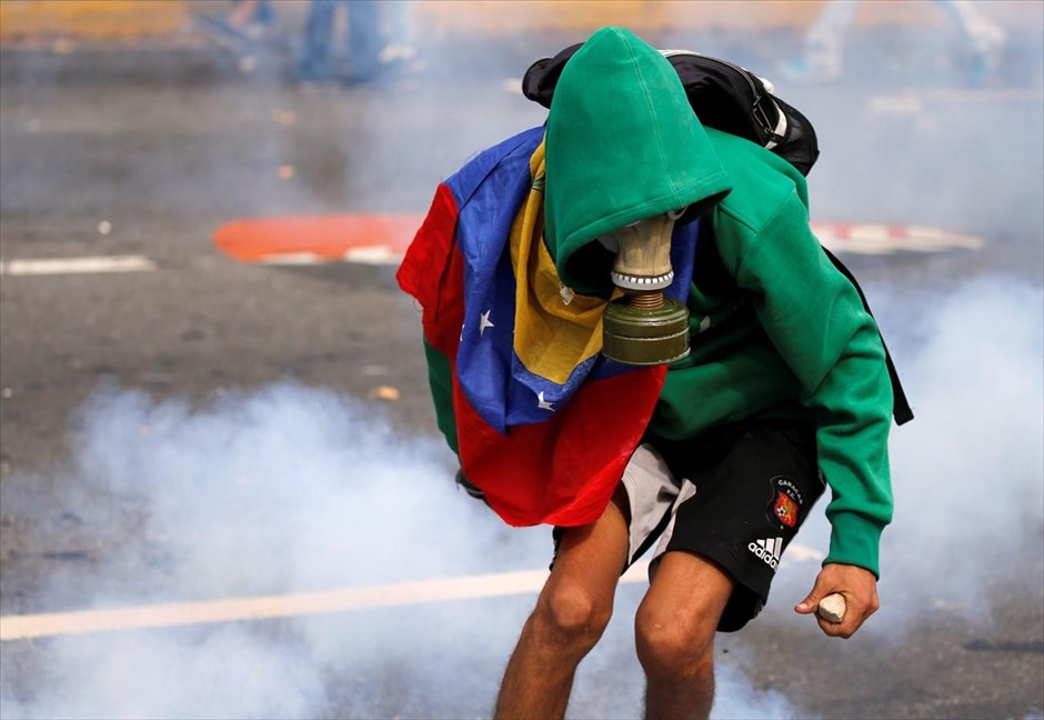 Βενεζουέλα - διαδήλωση - επεισόδια. 