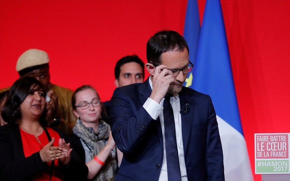 Γαλλία - εκλογές - αποτελέσματα - Αμόν. Ο υποψήφιος των Σοσιαλιστών, Μπενουά Αμόν.