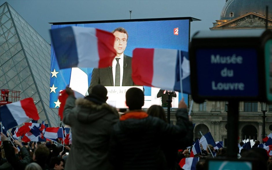 Γαλλικές προεδρικές εκλογές - Υποστηρικές Μακρόν. 