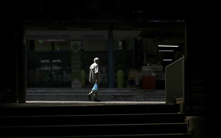 Στιγμιότυπο από τη Βαρβάκειο Αγορά. Στιγμιότυπο από τη Βαρβάκειο Αγορά.