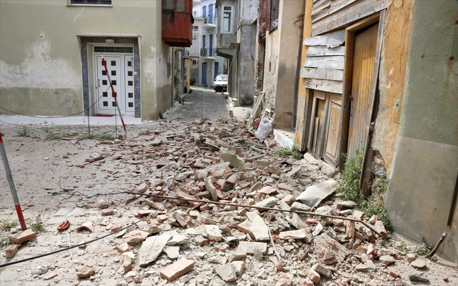 Ζημιές στη νότια Λέσβο από τα 6,1 Ρίχτερ. Πλωμάρι
